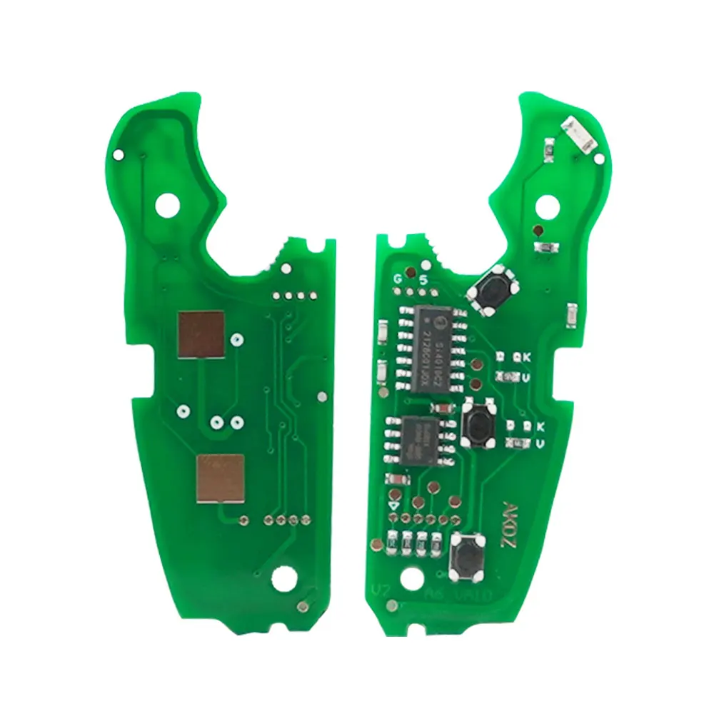 XNRKEY 3 przycisk odwróć zdalny kluczyk ID48 Chip 433Mhz dla Audi A2 A3 S3 TT A4 S4 Cabrio Quattro Avant 2005-2013 8P0837220D/Q/K