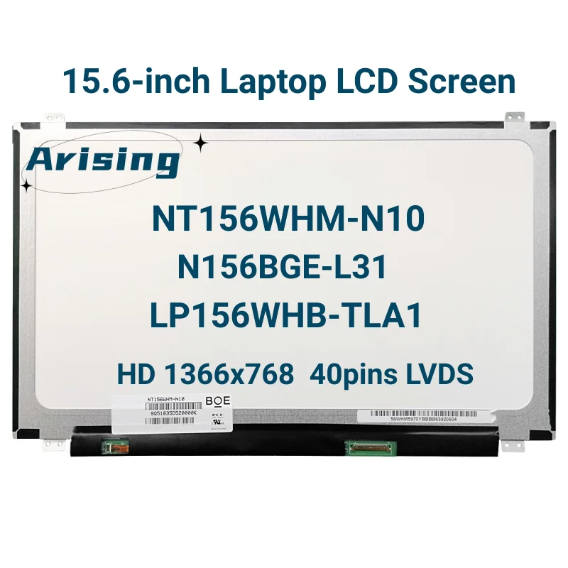 15.6 NT156WHM-N10 matryca led N156BGE-L31 N156BGE-L41 LP156WHB-TLA1 LTN156AT20 LTN156AT30 LTN156AT35 lcd do laptopa