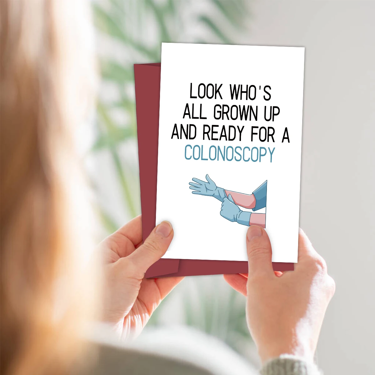 بطاقات مزحة عيد ميلاد مضحكة ، طبيب مثير للاهتمام لإجراء الفحص للعائلة ، بطاقات مضحكة شقية للأخت والأخ #3