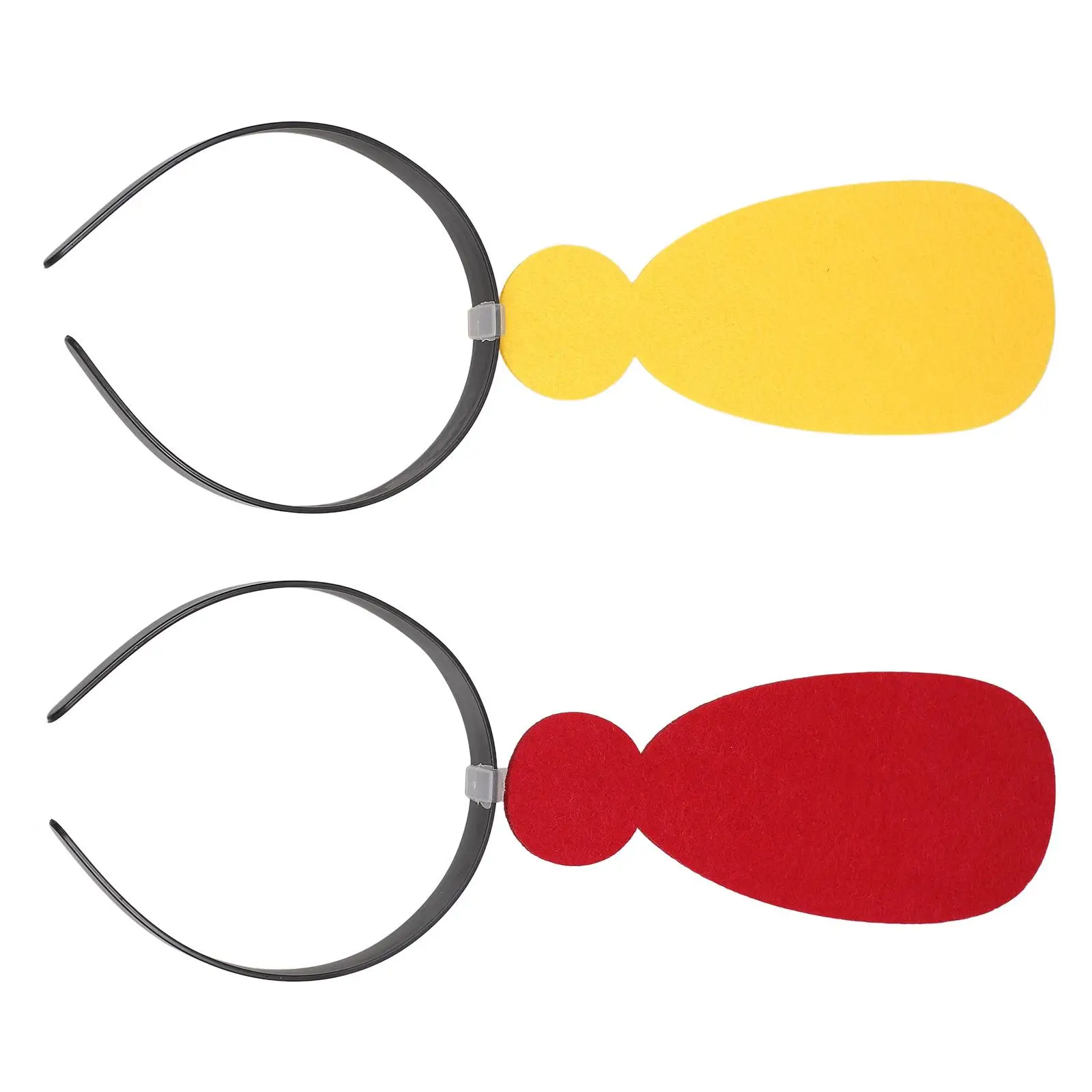 

2 Pcs Funny Headband Novelty Symbol Party Headpiece Headwear Hairband Hoop Mark Headbands