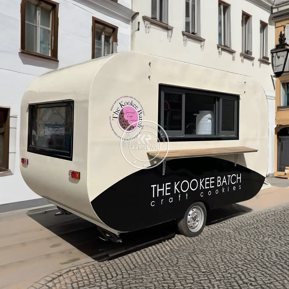 

Мобильный фургон-кухня для уличной еды, стандарт США, полностью оборудованный, для хот-догов и мороженого