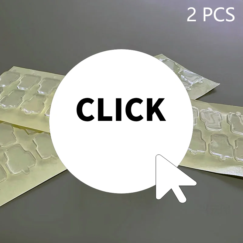 

2 PCS Model Same Nano Adhesive Doll Ornament Nano Double Sided Tape Transparent High Viscosity Strong Fixed Patch