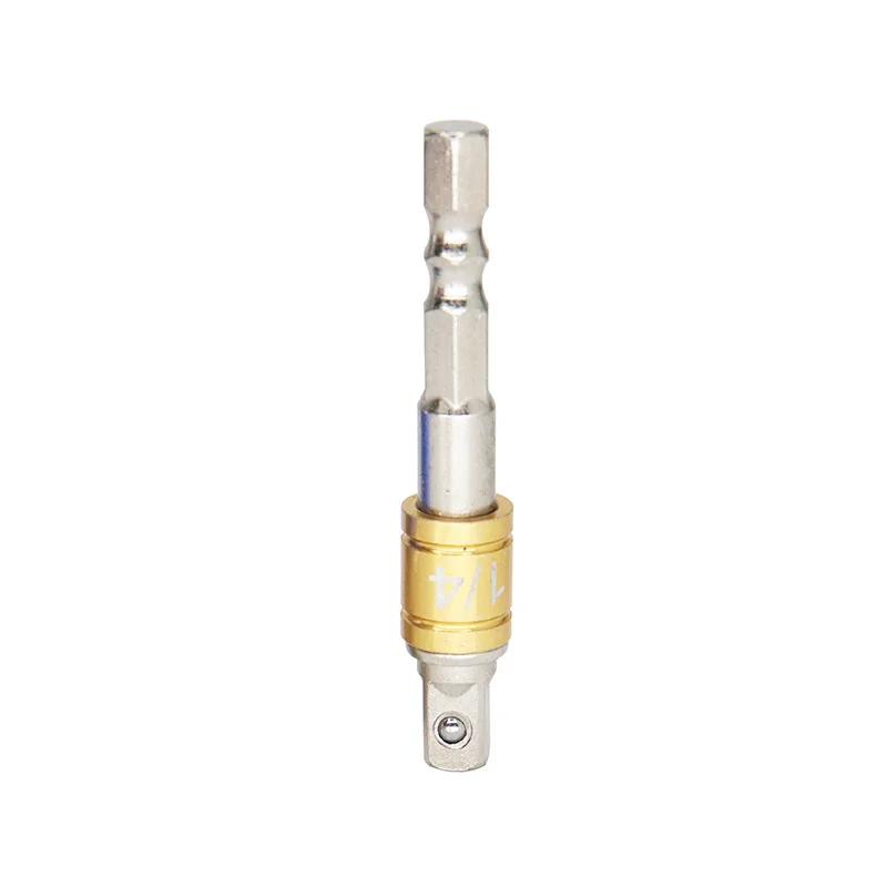 Multi Functional Hex Shank To Square Drive Socket Adapter Extension Bar Impact Driver Drill Converter Woodworking Hand Tool Set view 5