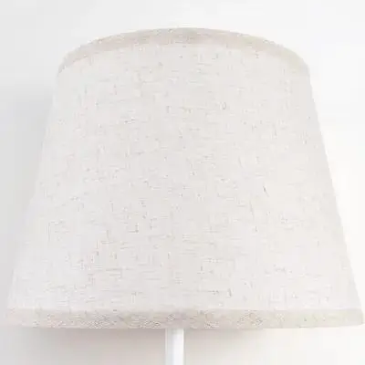 Abajur pequeno de linho, capa para lâmpada de mesa, destacável, sombra para mesa de chão, lâmpadas de parede, acessório de luz interna