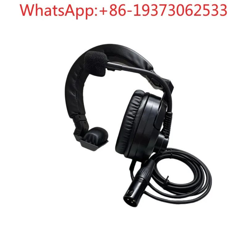 Unilateral Headset Microphone Dynamic Noise Reduction Mai Three-core Large Kanon Plug Can Only Be Said, Not Listened To