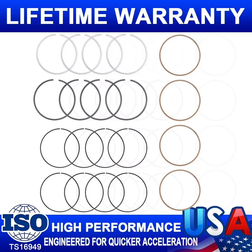 Piston Ring Set Fit For VW Golf EOS Jetta Tiguan Passat AUDI A3 TT 1.8 2.0TFSI