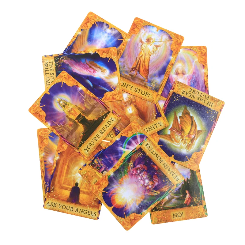 Cartas de oráculo de respuesta de Ángel, juego de mesa de fiesta de ocio de alta calidad, adivinación, trabajo, vida, Prophecy, baraja de Tarot