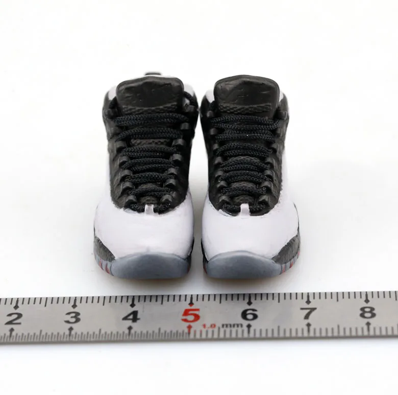 1/6 Scale Fashion Soldier Shoes Mini Sneakers Hollow Basketball Sport Shoes Model for 12 inches Action Figure