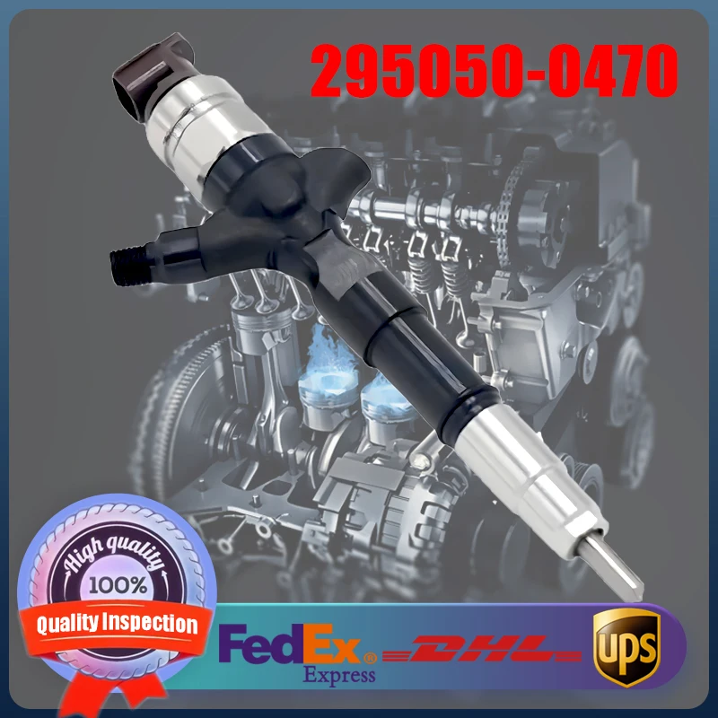 

295050-0470 23670-30410 23670-39355 Diesel Fuel Injector for Toyota HIACE 1KD-FTV D-4D EURO 4 Engine