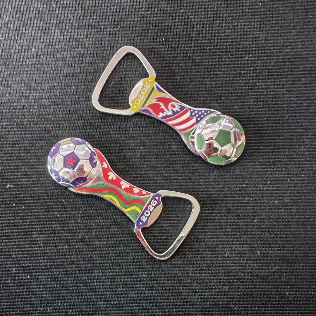 Soccer Ball Bottle Opener Keychain Football Fan Gift Multi-Use Match Souvenir Sports Accessory