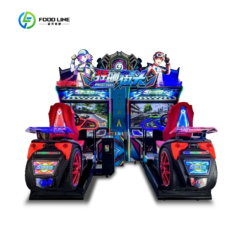 2026 New  Custom Arcade Game Center Car Driver Simulator 2 Players Dynamic Motorcycle Racing Simulator Driving Game Machine