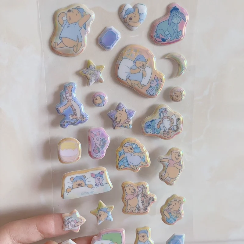 Neue Disney Stich Blase Aufkleber Cartoon Zootopia 3D Dimensionale Aufkleber Telefon Fall Ccd Dekoration Nette Student Belohnung Aufkleber