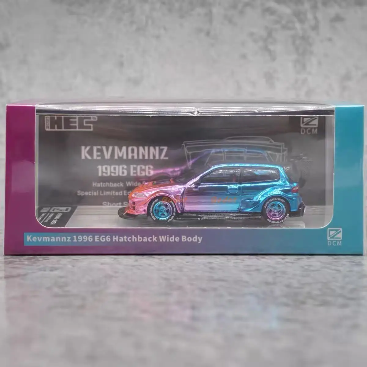 مخزون جاهز DCM1/64 1996 EG6 Diecast Diecast البريطانية الخضراء مجموعة كاملة هدية مقياس نموذج سيارة