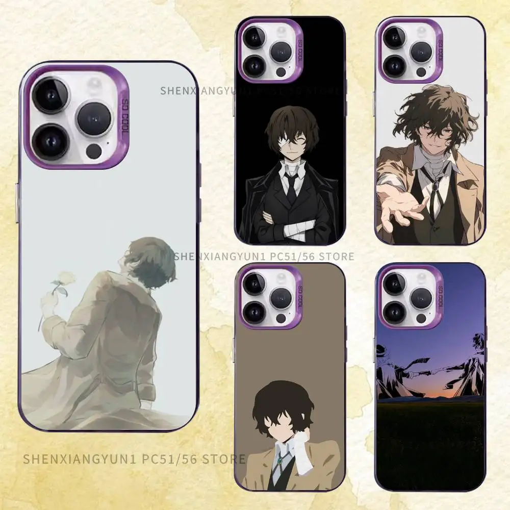 

Cartoon Character Dazai Case for iPhone 11,12,13,14,15,16,17 Pro Max XS X XR mini SE 8,7 Air Plus Cover