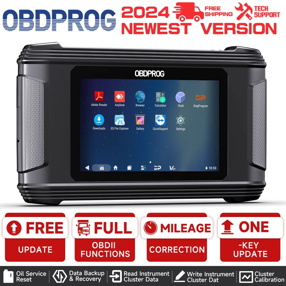 OBDPROG M500 Car Cluster Calibration OBD2 Diagnostic Tools Oil Reset Instrument Adjustment Cluster Adjust Auto Scanner