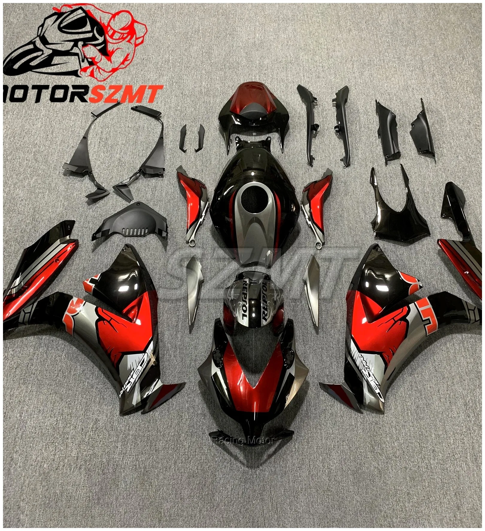 Motorcycle Fairing Kit Suitable for Honda CBR1000RR 12-16 years CBR1000 Fairing Red Black | Racing Motor Store