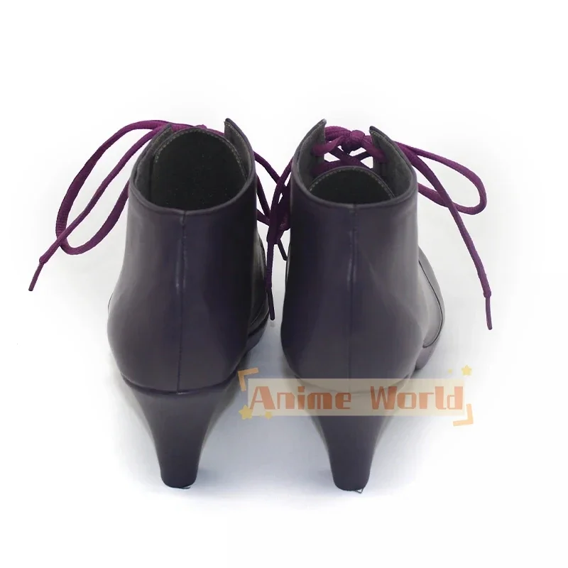 Mashima Himeko Scarpe Cosplay Anime SHOW BY ROCK Cosplay Prop Scarpe in pelle PU Stivali di carnevale di Halloween realizzati su misura