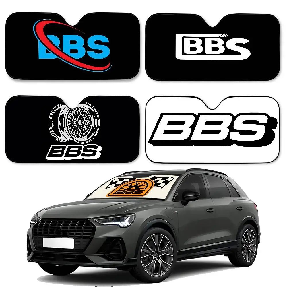 

A-BBS-W Car Sunshade Curtains 130x70cm Car SunShade Windshield Cover UV Protection Auto Visor Accessories For Cars