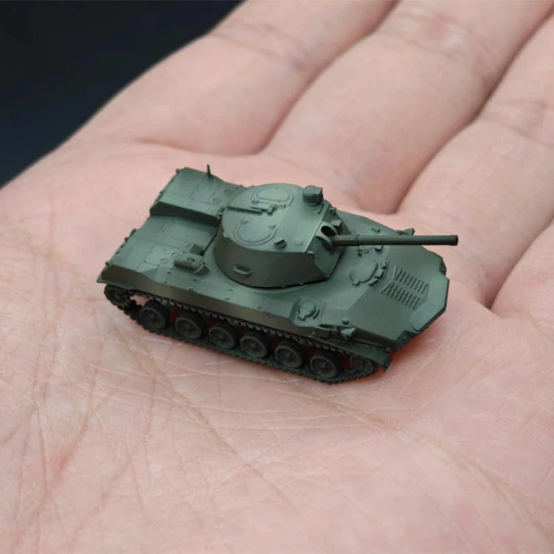 1:144 Scale Track-type Tank Simulation Resin Model Static Display Collectible Gift Souvenir Decoration