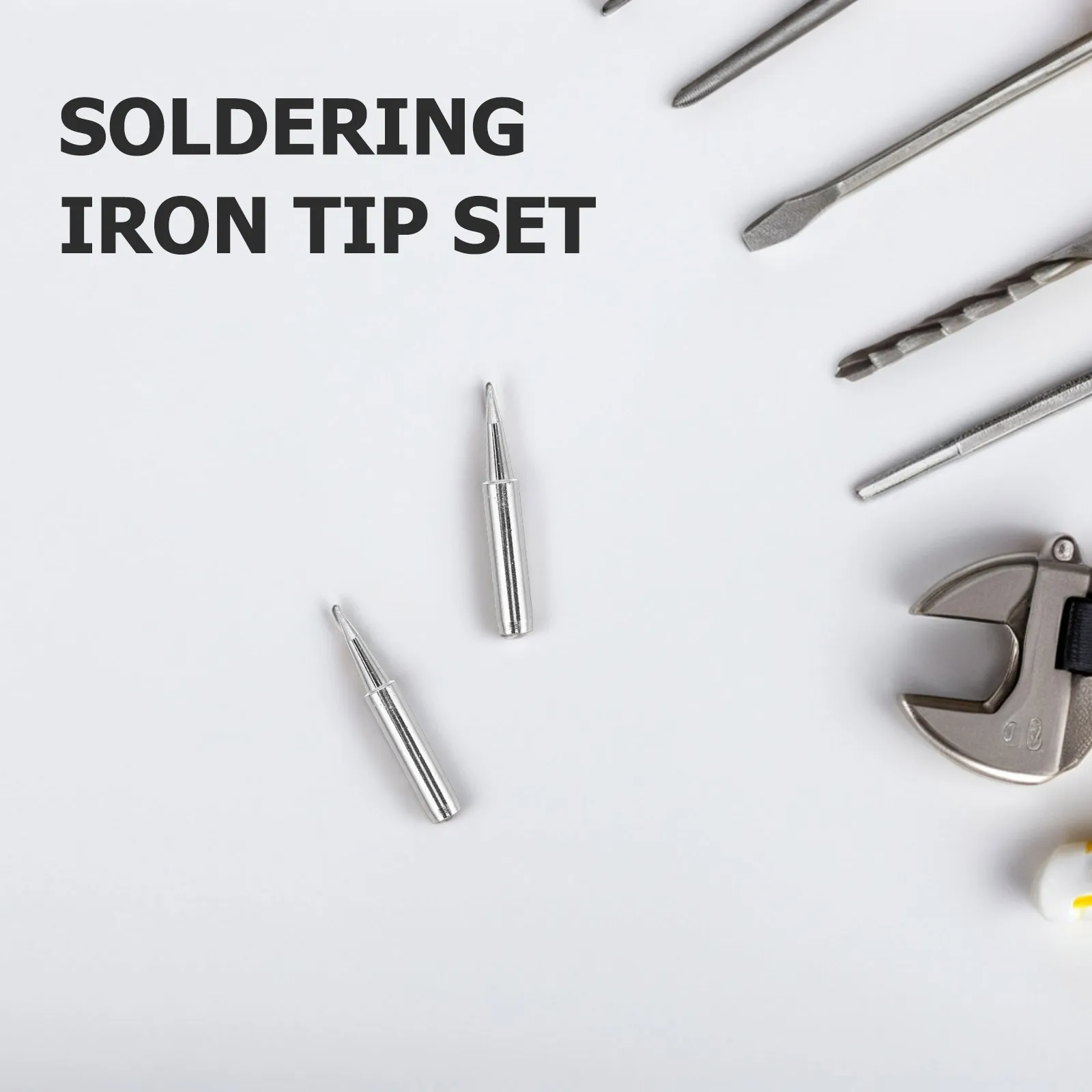 

10pcs free Soldering Iron Tips 900M T Soldering Accessories 0.8B Copper Replacement Durable Precision Accessories
