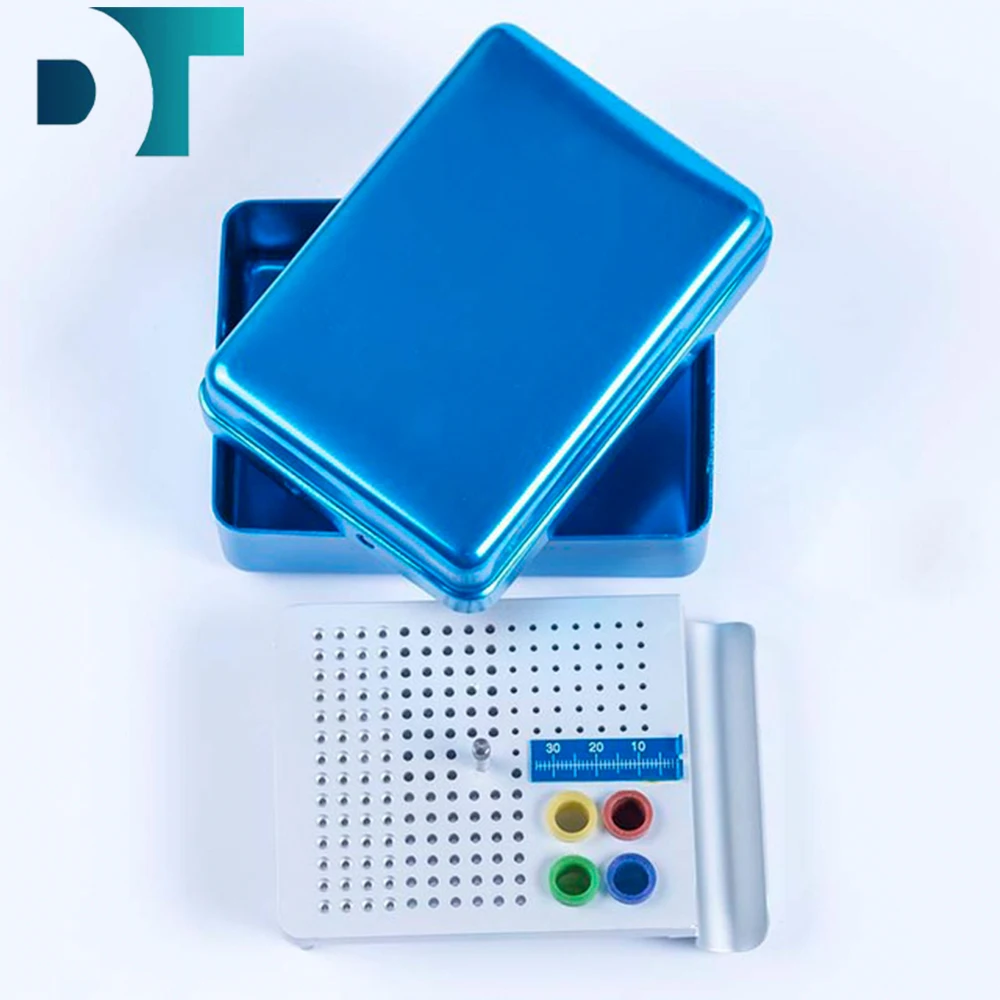 

Dental 180 Holes Disinfection Endo Files Holder Box Autoclave Sterilizer Case Burs For Oral Care Tools Random Color