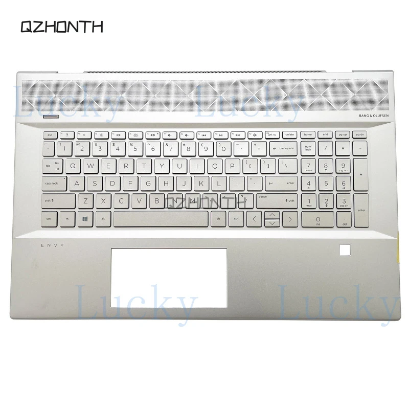 

f New For HP ENVY 17M-CE 17-CE Palmrest with Backlit Keyboard Silver L57592-001