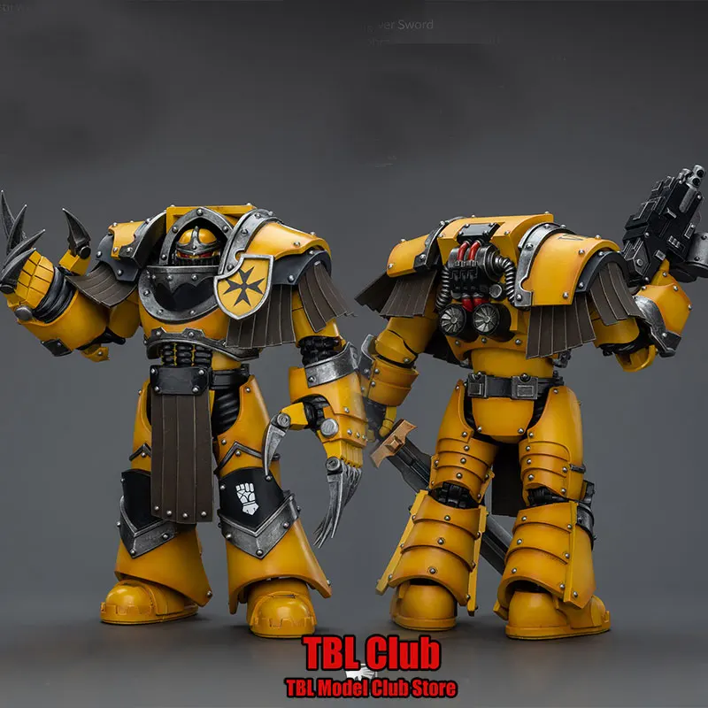 In Stock JOYTOY 13.6cm Scale The Horus Rebellion Iron Rider Terminator Imperial Fists Full Set Soldier Action Figure Doll