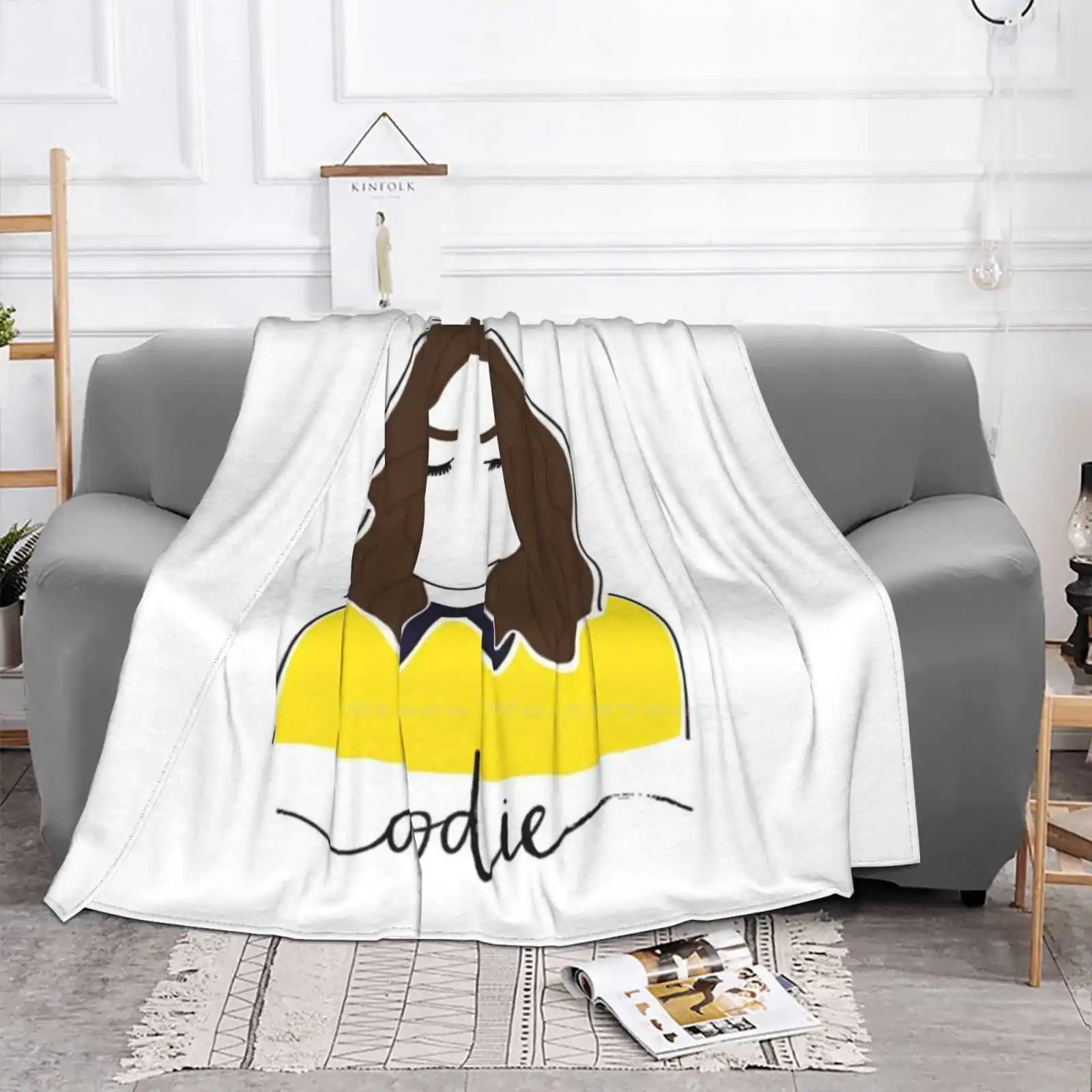 Dodie Clark Portrait ( Doddleoddle ) Fashion Soft Warm Flannel Blanket Intertwined Dodie Clark Youtube Doddleoddle