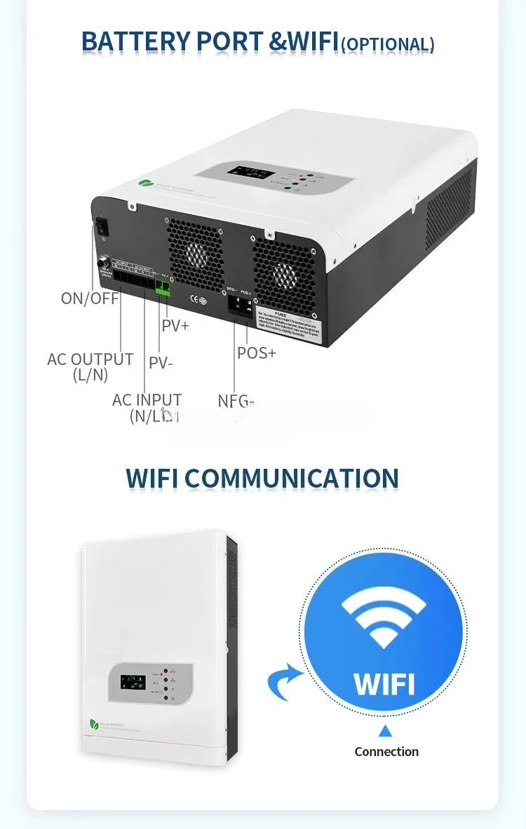 120V/240V three-phase hybrid solar grid-connected inverter 10Kw/15Kw charging controller split-phase low-frequency inverter