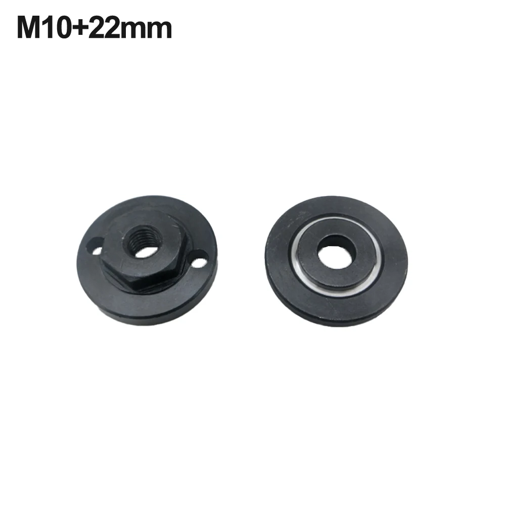 1pcs M10 100 Angle Grinder Outer Flange Nut Set With 20 22 22.2mm Press Plate Hexagon Angle Grinder Outer Flange Nut Parts