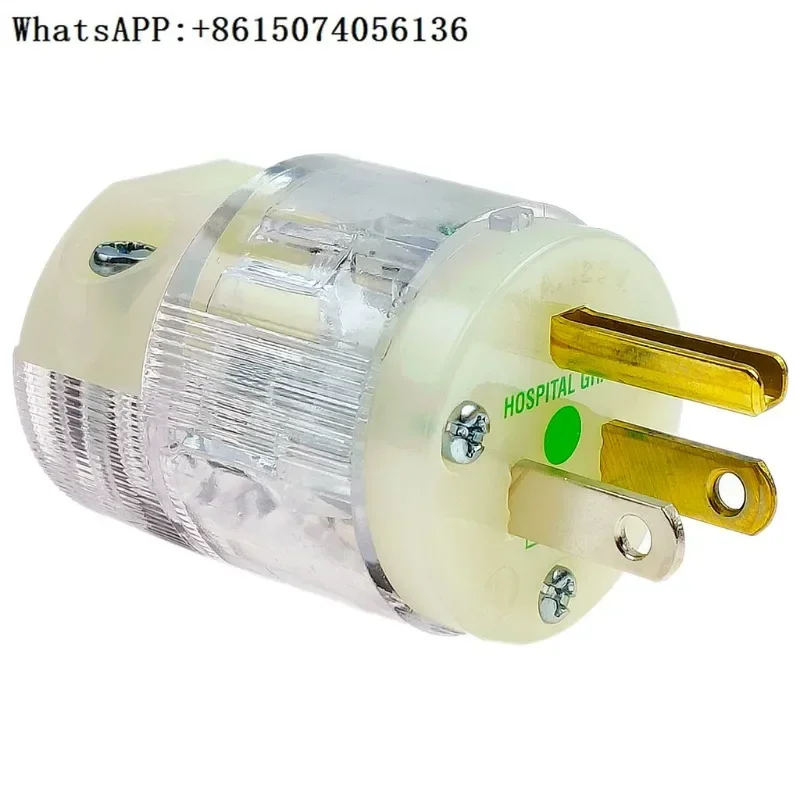 

Hebao HUBBELL 8215CT 8215C American standard power plug American original.
