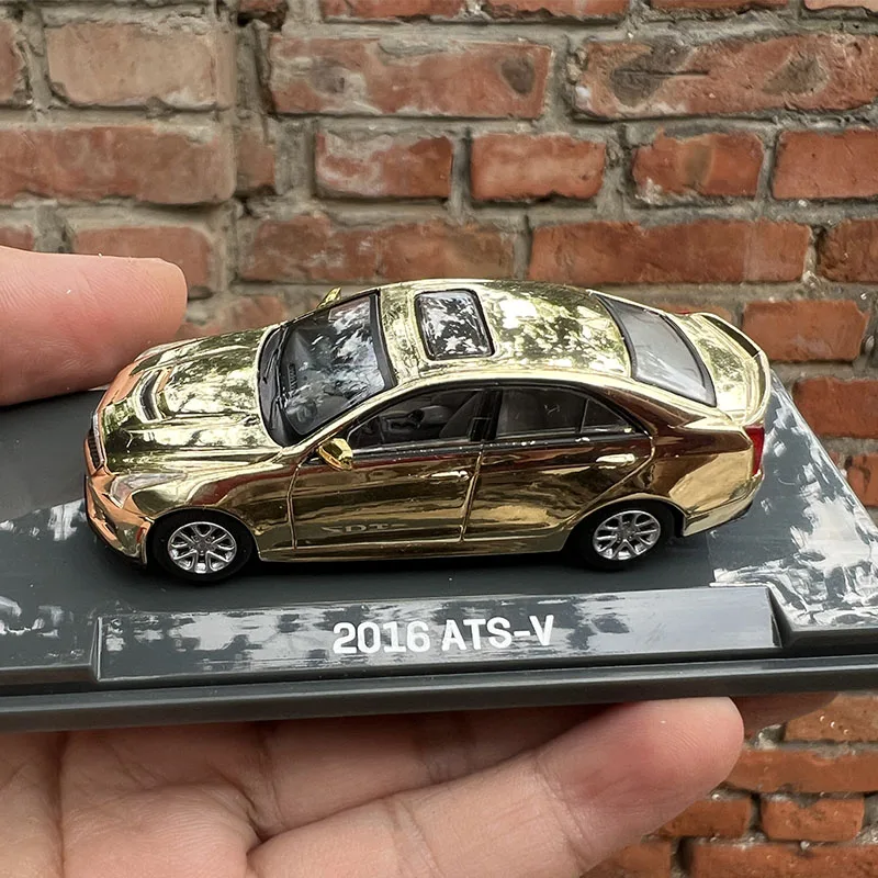 

1:64 Original Model,Cadillac ATS-V 2016,Alloy Car Model for Display,Gift and Collections
