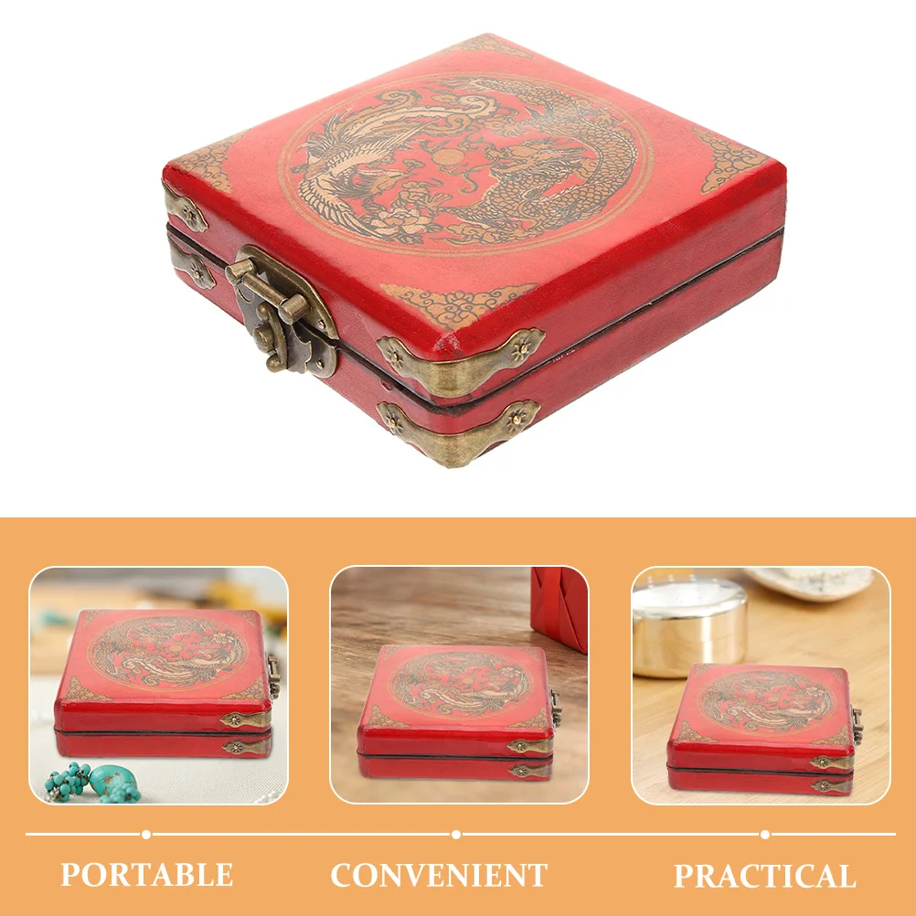 Jewelry Box Organizer Case Storage Packing Holder Vintage Earrings Treasure