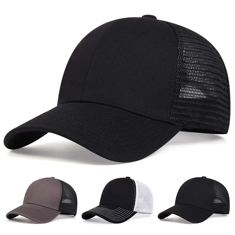 Unisex 8 Lines On The Brim Of The Hat Baseball Net Caps Spring and Summer Outdoor Adjustable Casual Hats Sunscreen Hat