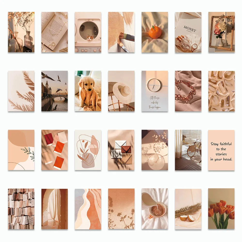 52PCS Melard Color Scheme Stickers INS Style decora decalcomanie per frigorifero Laptop bagagli Sticky Note Graffiti Stickers