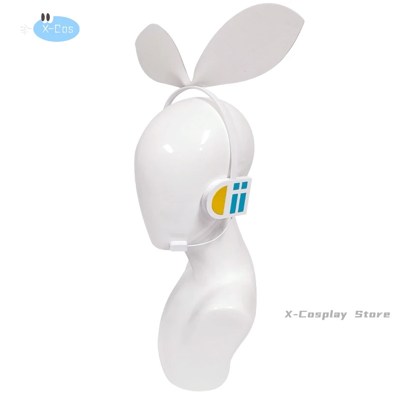 Fantasia de Cosplay de Kagamine Len e Rin, Uniforme com Mangas e Leggings, Headwear para Comic Con, Roupas