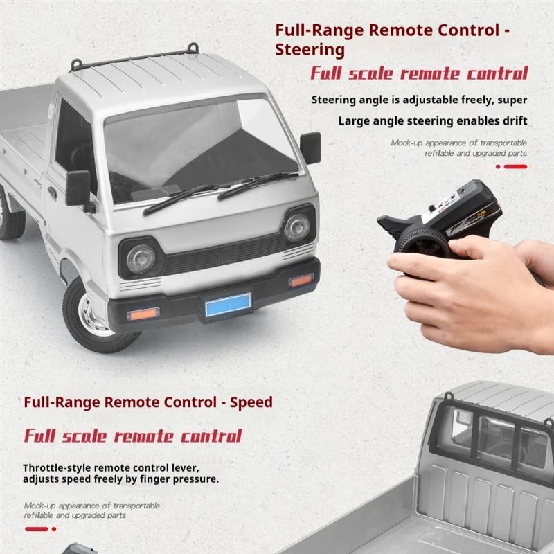 Coche teledirigido profesional RC, camión todoterreno a la deriva, juguete para adultos, coche RC para niños D12 Naught Dragon tracción en las ruedas traseras