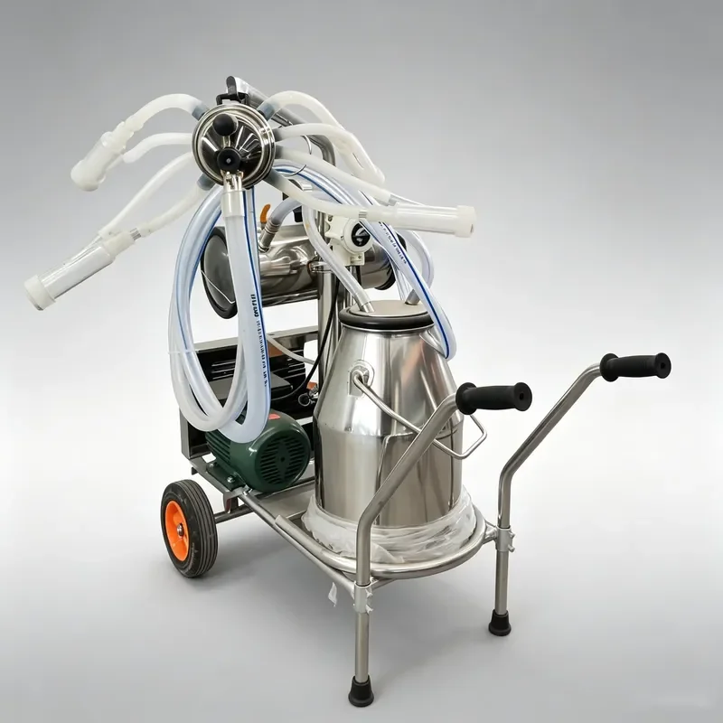 New Arrival High Performance Motor Power Milking Machine Easy Operation Hand Push Milking Machine