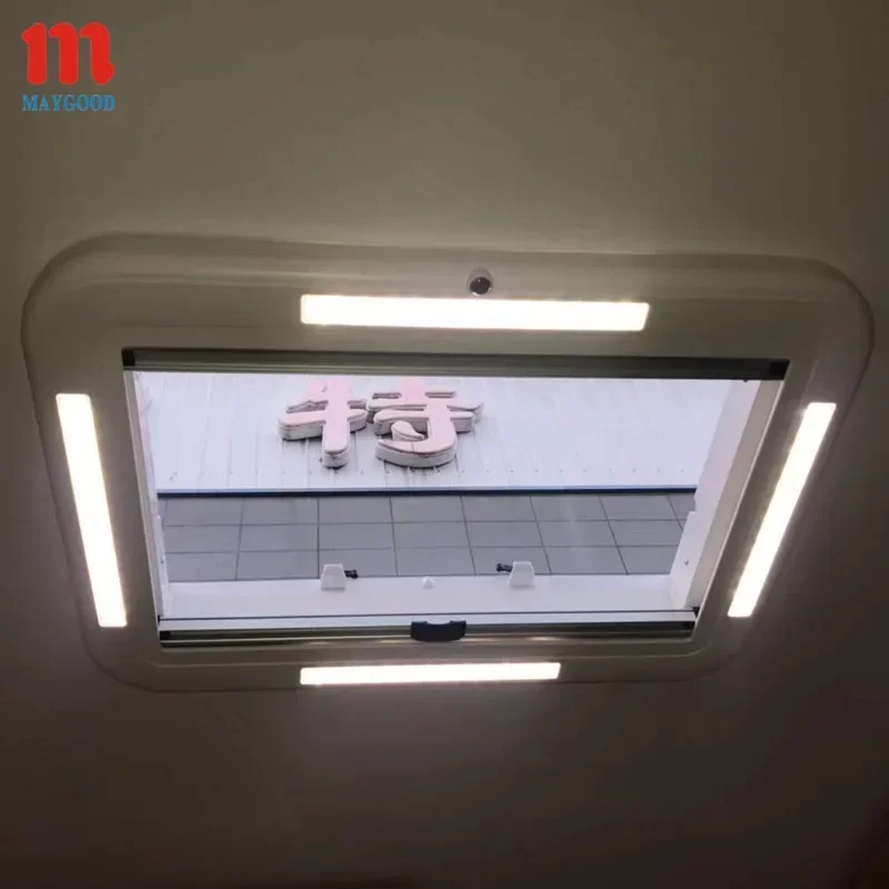 

800*500 мм алюминиевый сплав кемпер фургон крыша окно караван крыша фонарь и свет крыши автофургона