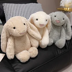 Simpatico coniglio Lop peluche morbido farcito orecchie lunghe coniglietto bambola divertente compagno di sonno del bambino delicata decorazione della casa regali per bambini