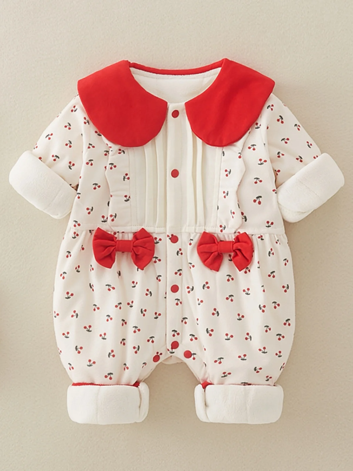 

Newborn Baby Clothes Autumn Winter Long Sve Thin Cotton Outfit for Cling Girls Adorable Overall Suit Korean Sle