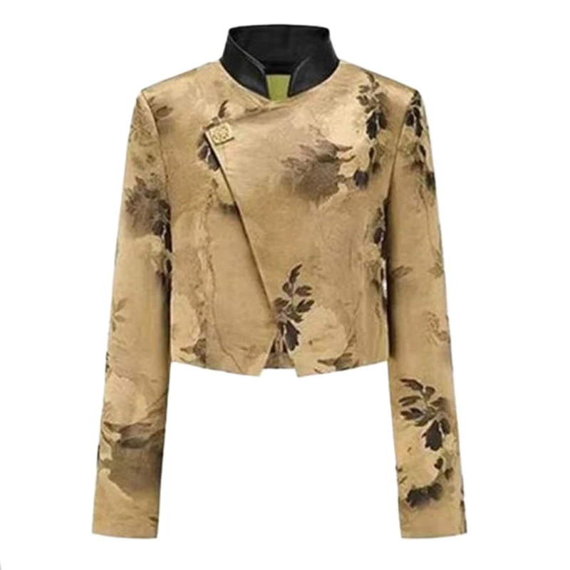 

2026 Spring and Autumn Women's Jacket Coat Short Jacket Top