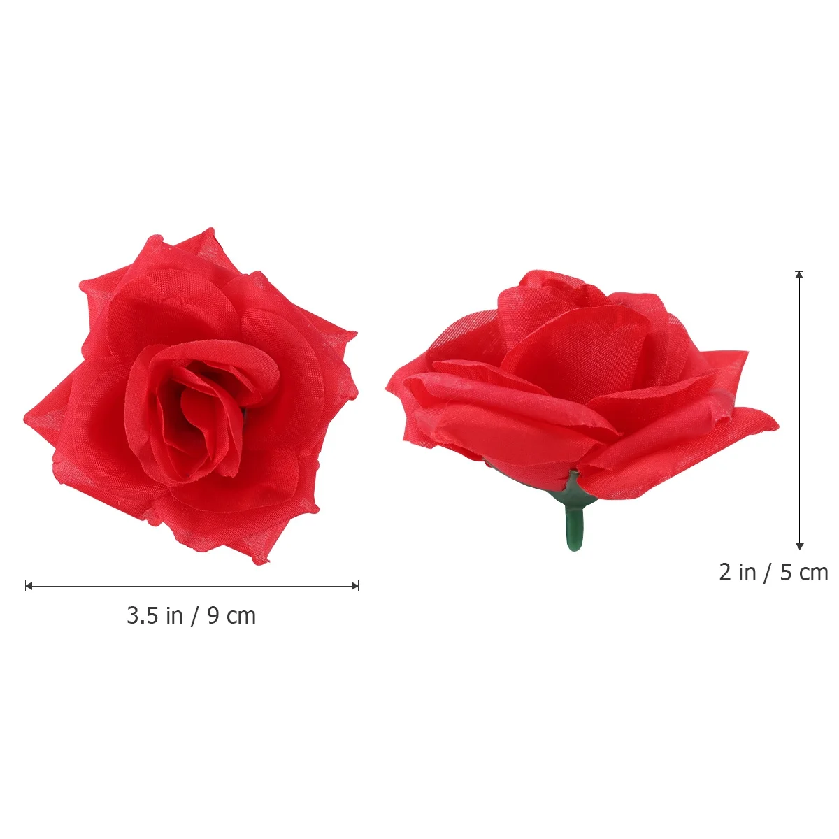 

60Pcs Rose Flower Heads Decoration Lifelike Silk Artificial Pink 8Cm Wedding Party Table Decorations Bulk Reusable Event