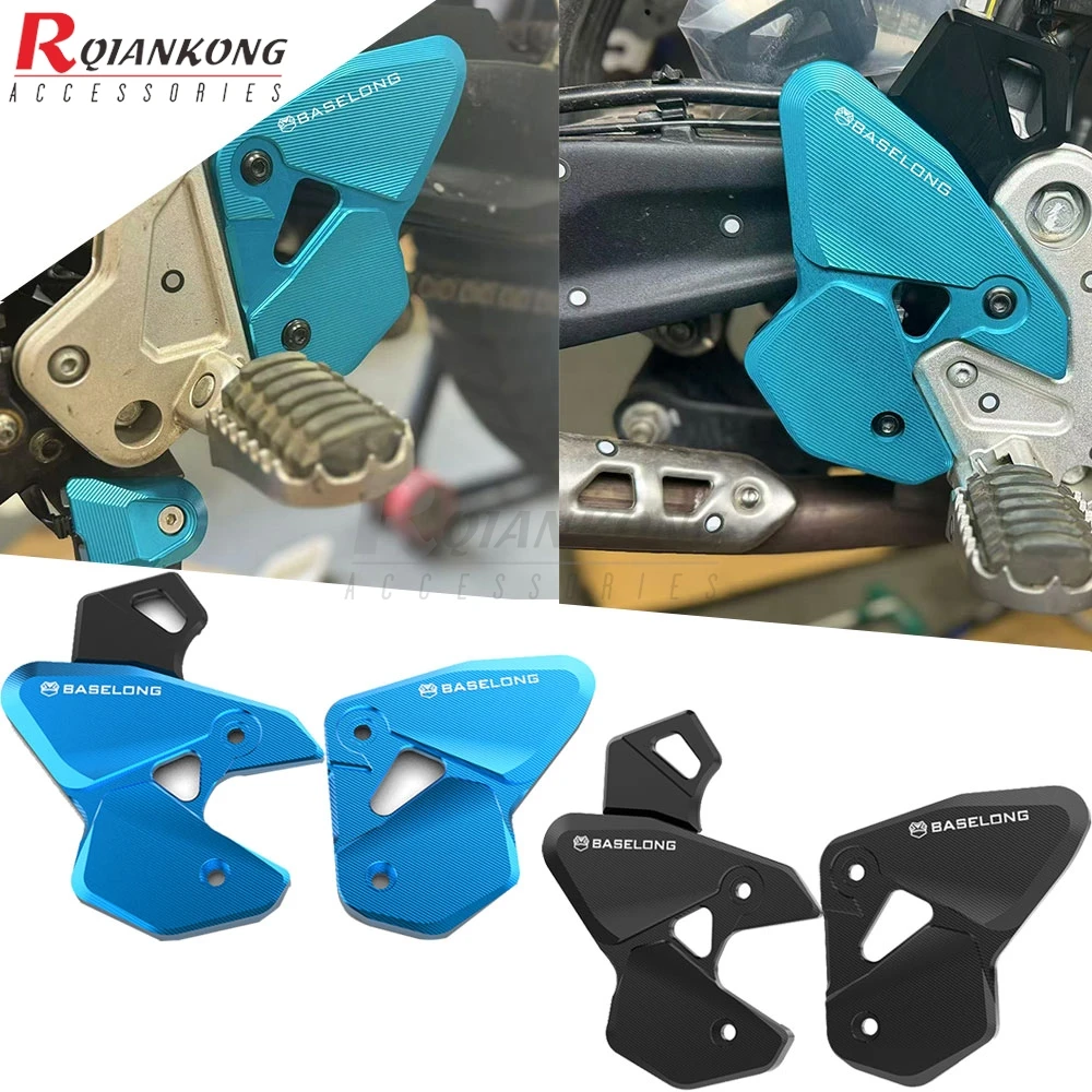 

Для CF MOTO CFMOTO 450 MT 450MT Ibex 450 2023 2024 2025 2026 800NK 800 NK Мотоциклетная подставка для ног, защита задней пятки