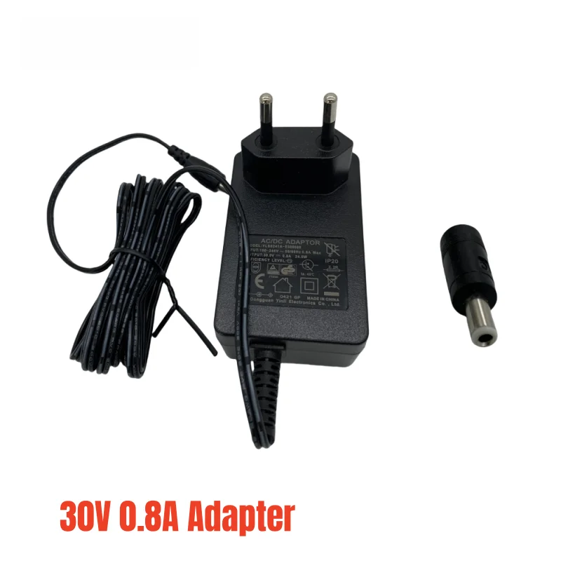 

30V 0.8A Power Adapter EU Plug Supply Charger Universal Adapter Converter for Vacuum Cleaner Sweeping Robot