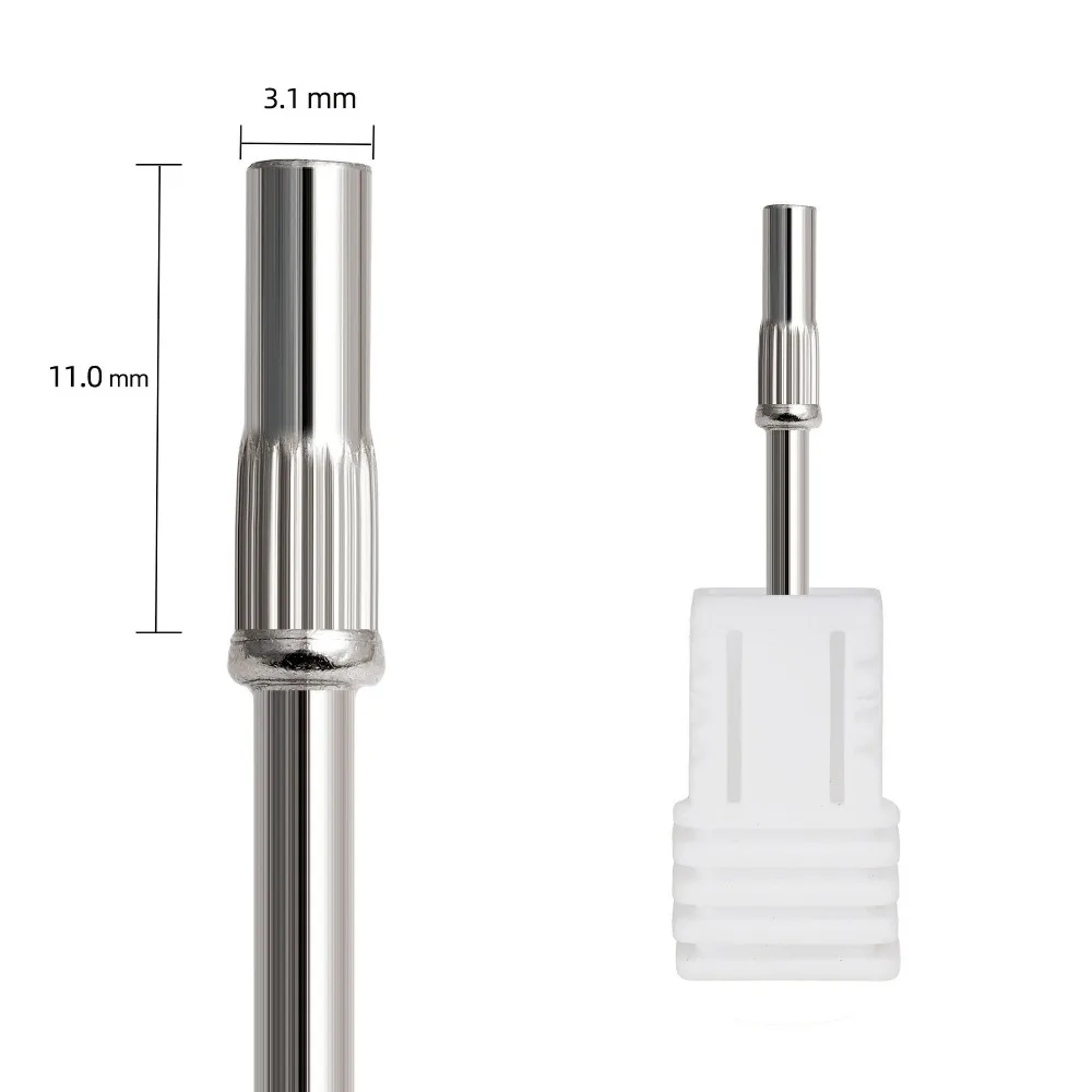 100/60/50pcs 3.1mm Mini Sanding Bands Kits Nail Drill Bits Mandrel Sets Electric Manicure Accessories Tool Dead Skin Remover