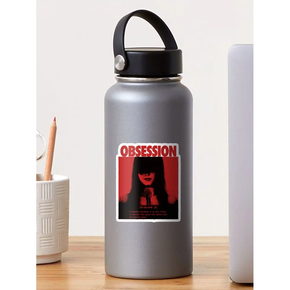 Obsession 2026 Horror Movie  Sticker for Laptop Decor Bedroom Car Cute Cartoon Art Fashionable Public Suitcase