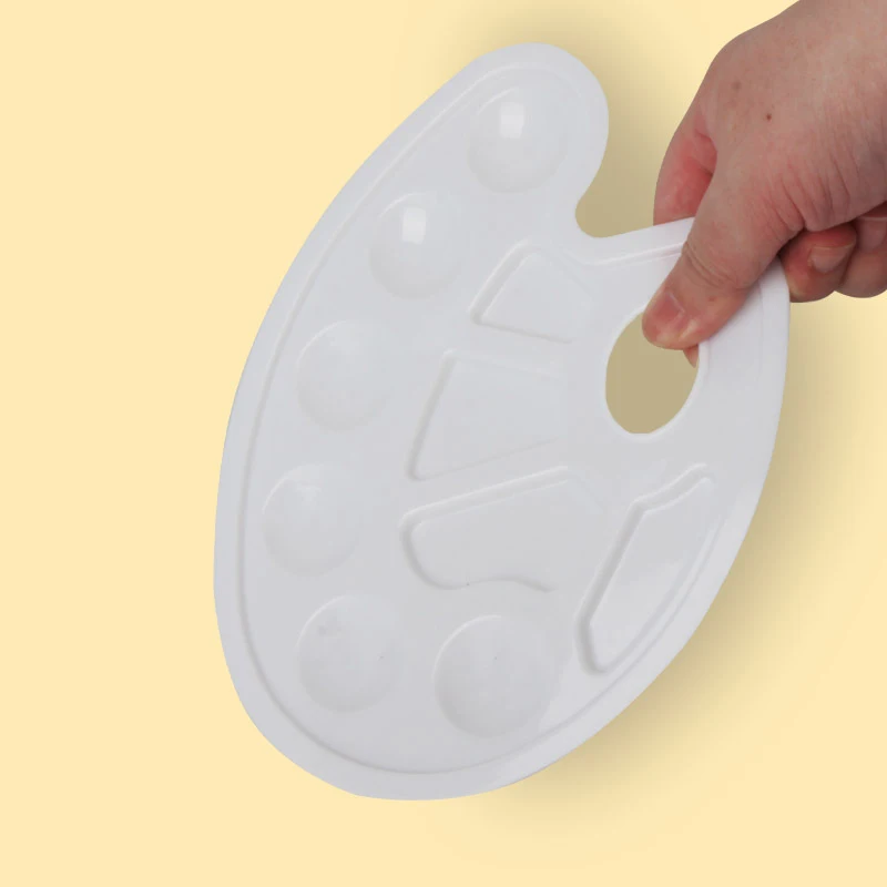 Juego de paleta de pinceles de pintura acrílica, 7 Uds., pinceles de pelo de nailon, juego de pinceles para acuarela, suministros escolares, regalos para dibujar