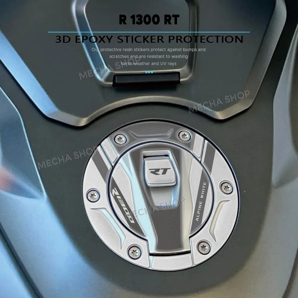 

Наклейка на крышку топливного бака мотоцикла, 3D полимерные защитные наклейки на бензобак для R1300RT R1300 RT R1300 RT Triple Black