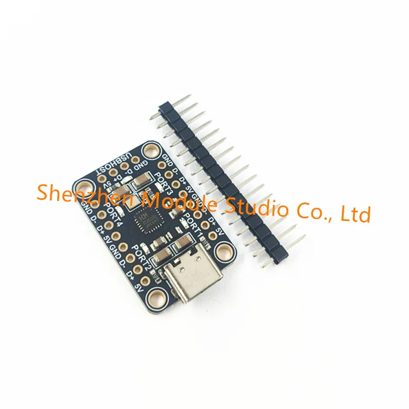 CH334F Mini 4-Port USB Hub Breakout Board 1PCS 3PCS Options for